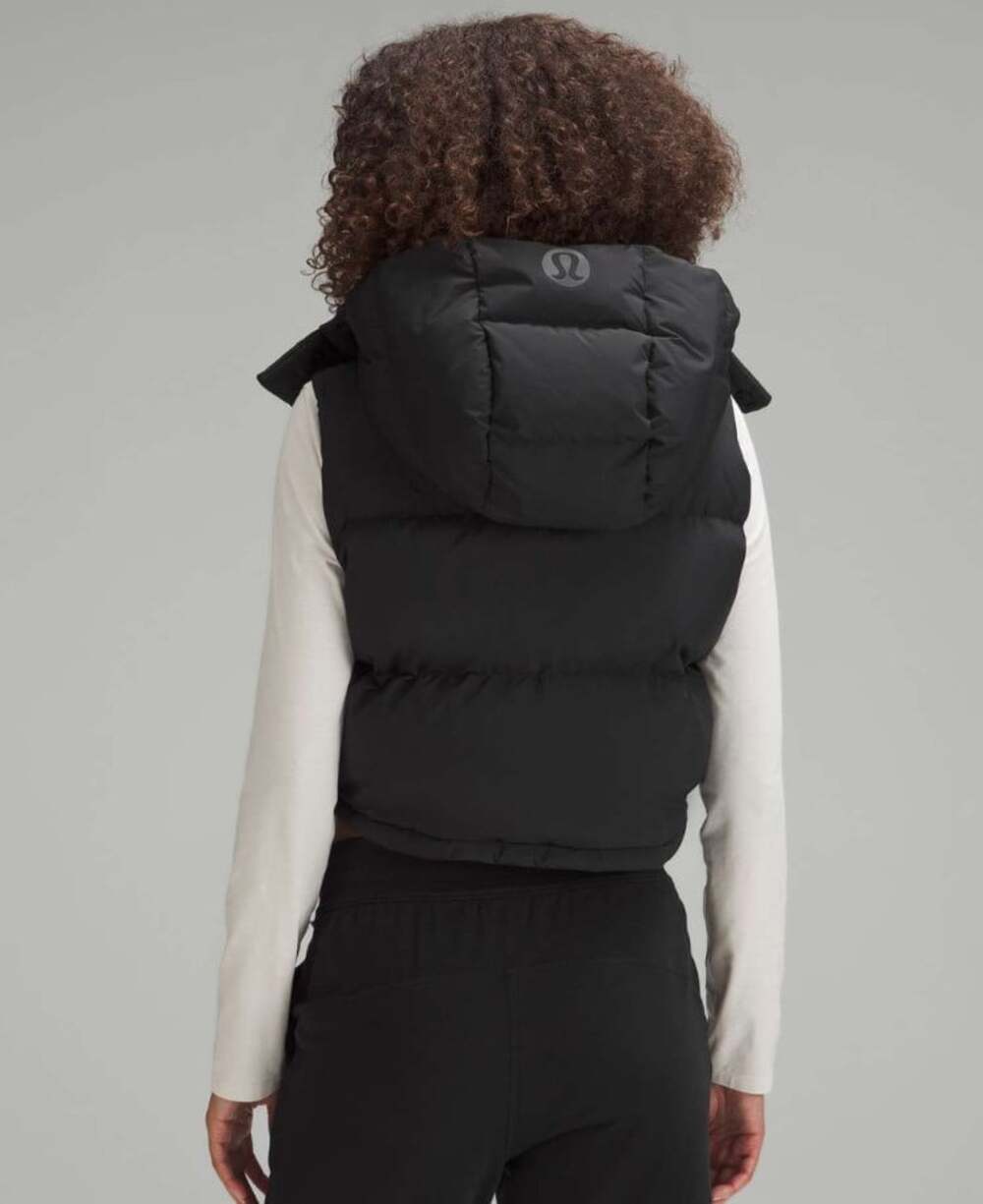 Lululemon Wunder Puff Super-Cropped Vest Black Size 4 - Picture 2 of 7